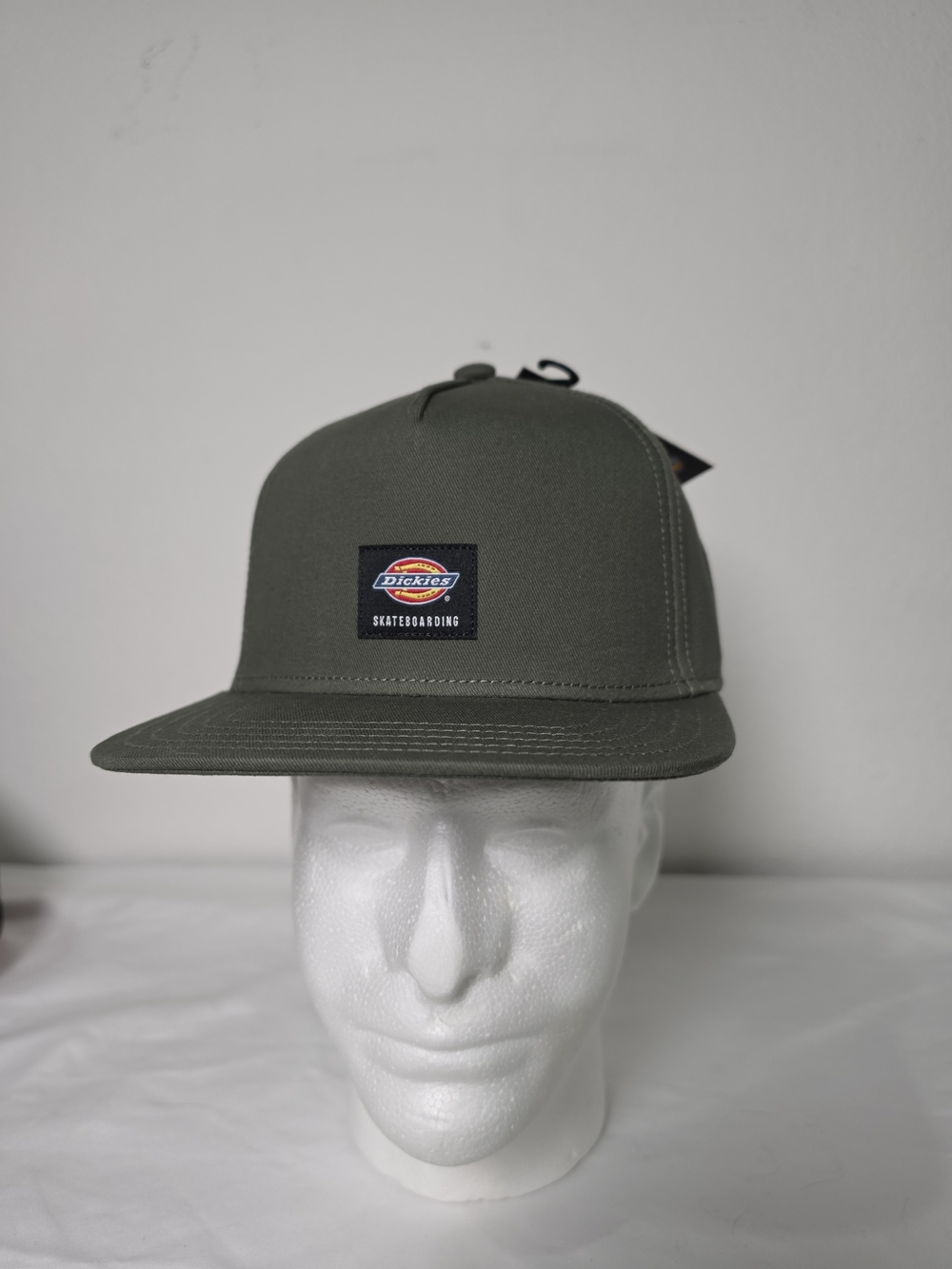 New With Tags Dickies Olive Five-Panel Skate Patch Hat
